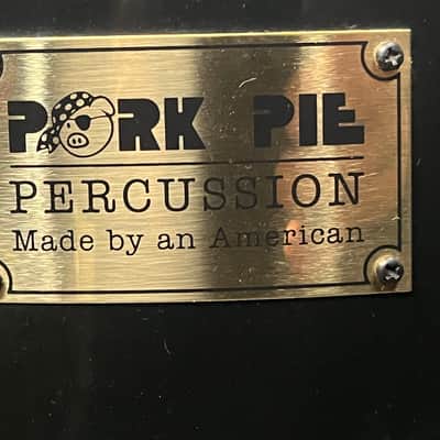 Pork Pie - Mark Schulman Collection 5.5x10" USA Custom Maple Popcorn Snare Drum 1994 — Black image 3