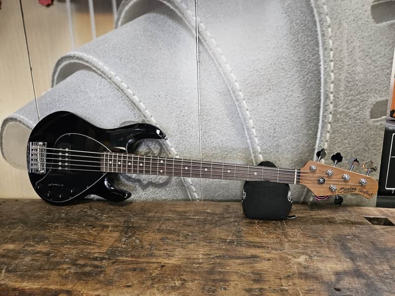 Sterling StingRay Ray35 with Roasted Maple Neck 2018 - 2023 - Black image 1