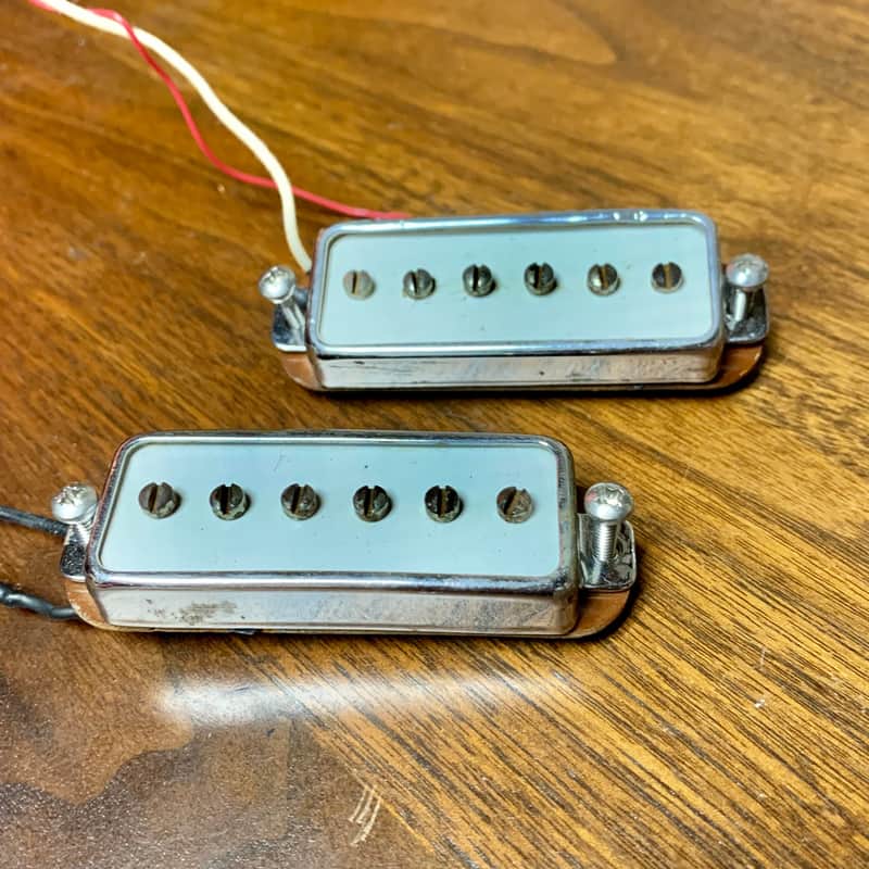Magnatone Typhoon Tornado zephyr mark iii Mk guitar pickups  1950 White image 1