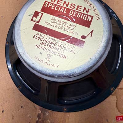 Jensen C12K Vintage Ceramic 12" 100-Watt 8ohm Guitar Speaker 2010s - Green image 1