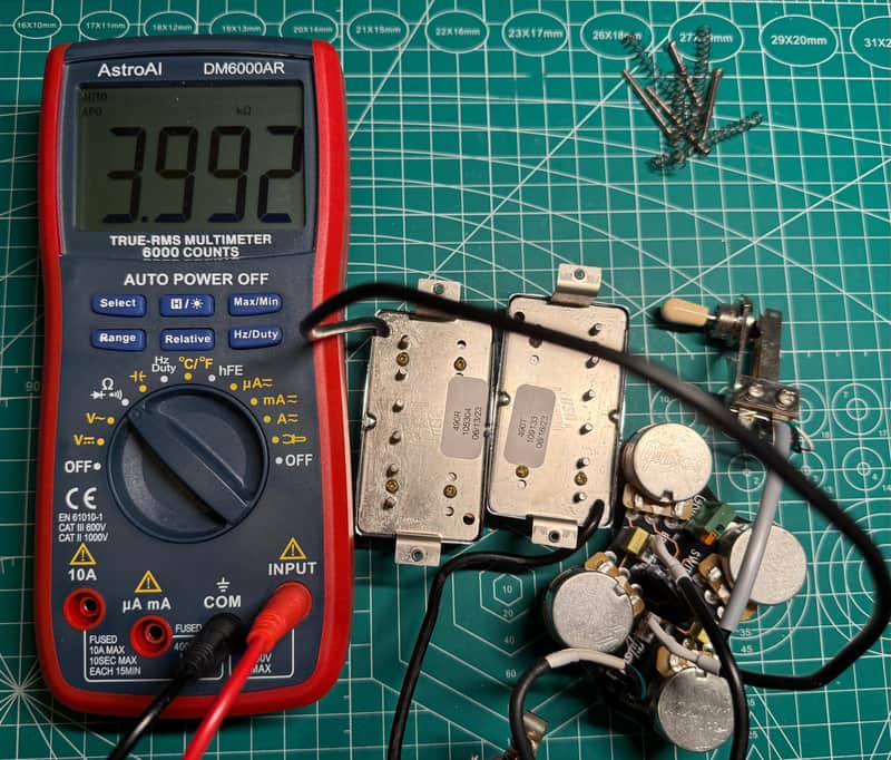 Gibson SG 490R / 490T Pickup Set & Full Quick Connect Wiring