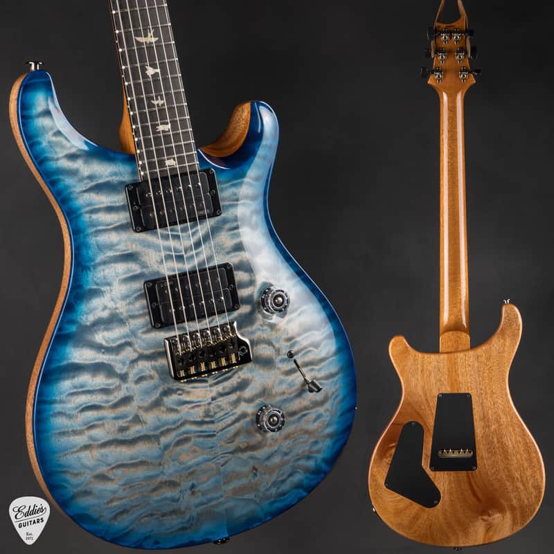 PRS Custom 24 Artist Top - Faded Indigo Blue Burst #425471 image 1