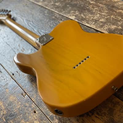 Fender Telecaster '52 Blackguard Reissue Vintage FujiGen E-Serial 'Micawber' 1984-87 Butterscotch Blonde image 5