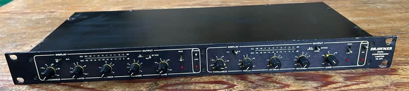 Drawmer DL221 Dual Compressor Limiter 1990s - Black image 1
