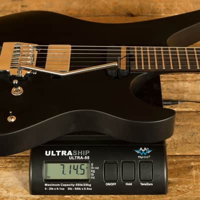 Schecter Synyster Gates Custom-6 TR S Headless - Ebony - Satin Black image 8