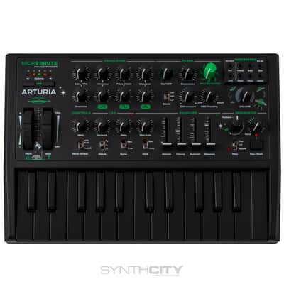 Arturia Microbrute 25-Key Synthesizer 2025 - UFO Black / Green image 2