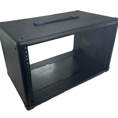 PROCRAFT 6U 12" Deep Rack Case in Black Tolex Wrap - Top Handle Black Hardware image 1
