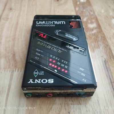 Sony WM F202 1986 - Sony recorder radio Cassette Walkman WM F202 black Cassette player working image 5