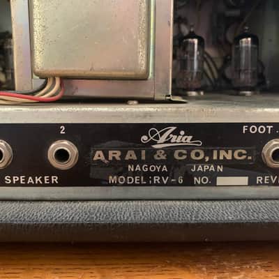 Aria Hi-Fi Vocal Amp 60 1960’s? Black Tolex image 5