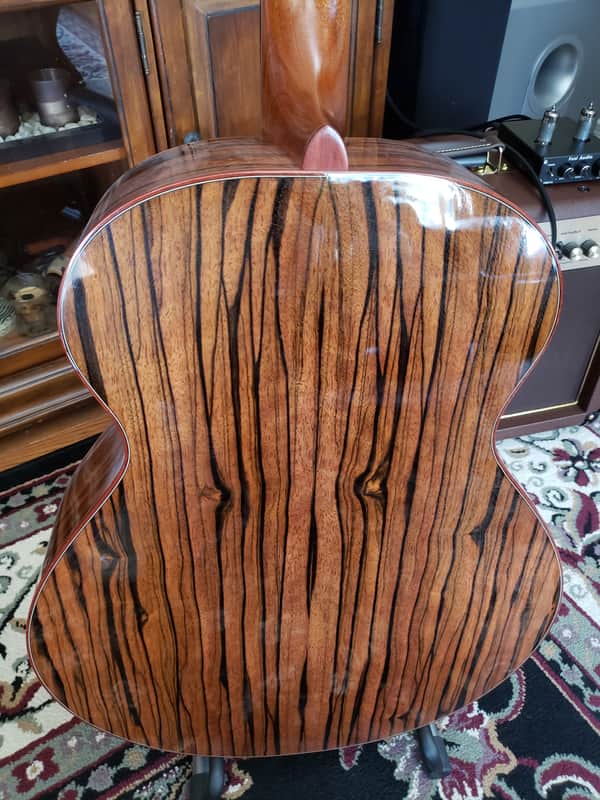 Breedlove Guitar Company SJ/E | Sitka Spruce top & Striped Ebony | Tumalo , Oregon, USA | Signed Larry Breedlove & Steve Henderson image 1