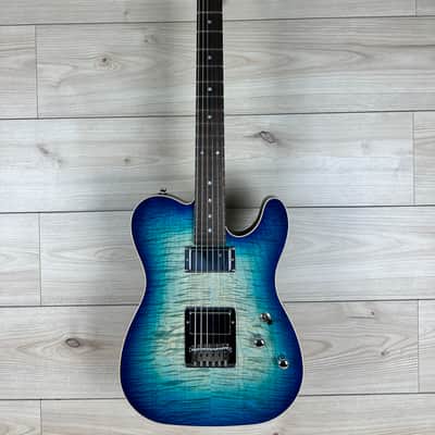Schecter USA Custom Shop PT Custom HH - Trans Sky Blue image 2