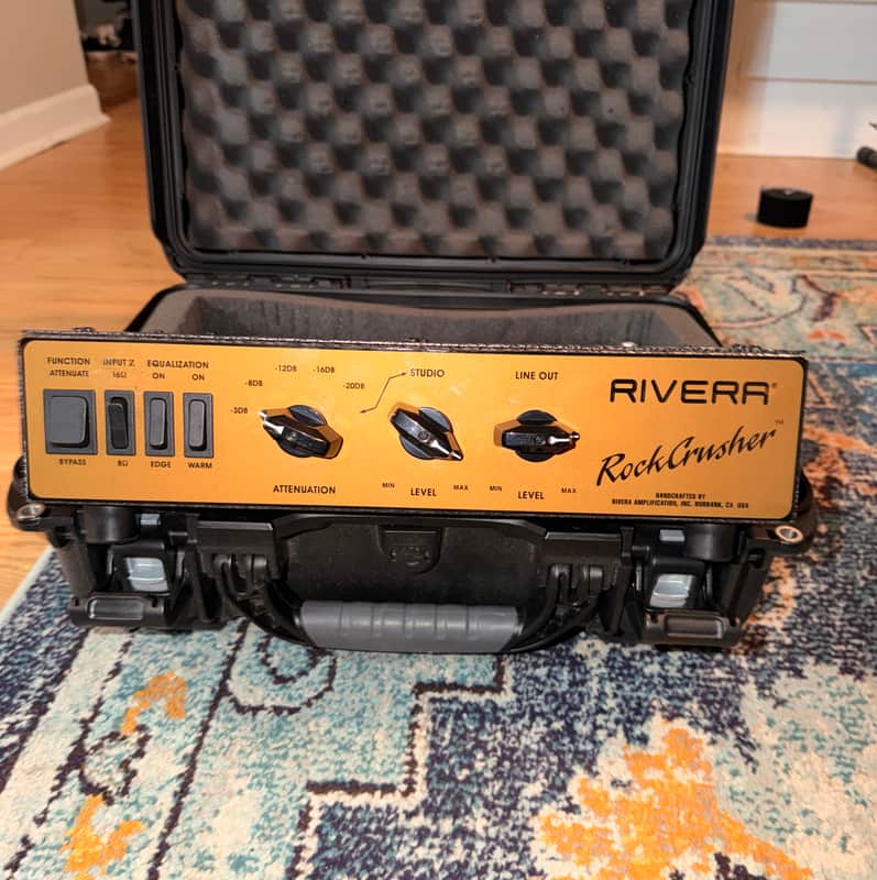 Rivera RockCrusher Power Attenuator and Load Box W/ Hard Shell Case image 1