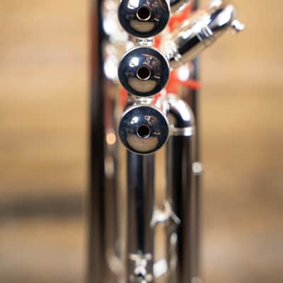 B&S Challenger I 3137-S Bb Trumpet - Silverplated w/ Case image 8