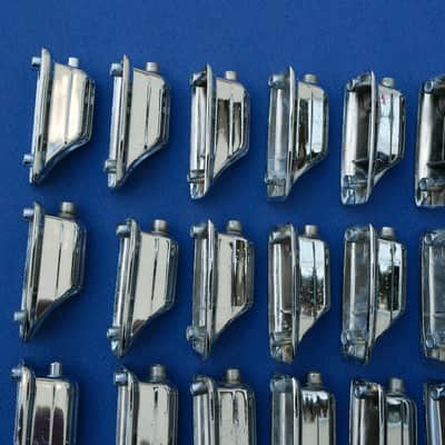 Rogers Beavertail Lugs Lot of 42 Tom Snare Floor 70s image 4