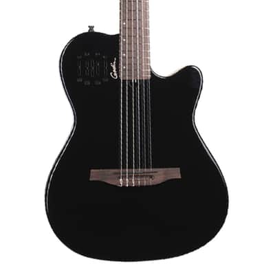 Godin Multiac Mundial A/E Nylon String Guitar - Onyx Black image 1