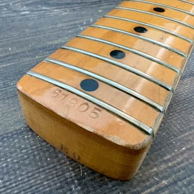 70s FERNANDES Burny Custom FST-70 Stratocaster Type Neck Made in Japan as is image 14