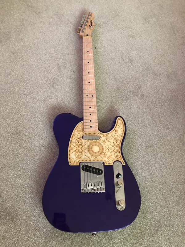 Squier FSR Bullet Telecaster Metallic Purple 2019 - Andertons Limited Edition Danish Pete Tele image 1