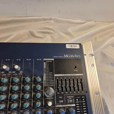 Yamaha MG16/6FX 16-Channel Mixing Console Audio Mixer Tested Works No PSU image 2
