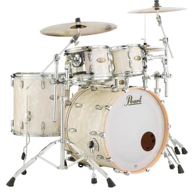 Pearl Session Studio Select Series 4-Piece Shell Pack with 24" Bass Drum - Nicotine White Marine Pearl (STS924XSP/C405) image 2