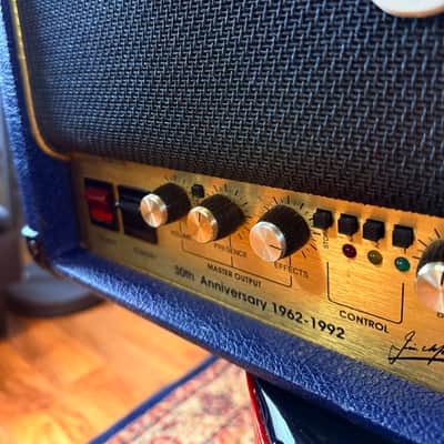 Marshall 6100 30th Anniversary Series 3-Channel 100-Watt Guitar Amp Head 1992 - 1997 - Blue Rare Edition image 4