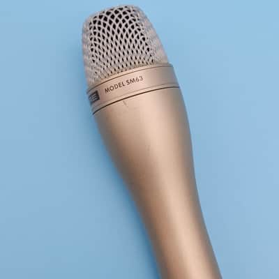 ☆Rare Vintage Early 1980s Shure SM63 *New Foam* Omnidirectional Dynamic Microphone w/ Mic Clip - Electro-Voice 635A Omni Alternative image 4