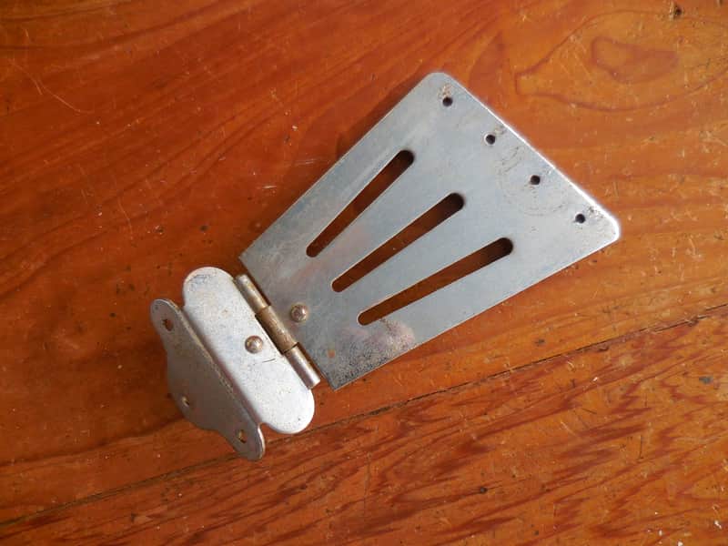 BASS Tailpiece JAPAN Teisco. VERY Unusual, long BASS tailpiece. EARLY 1960's image 1