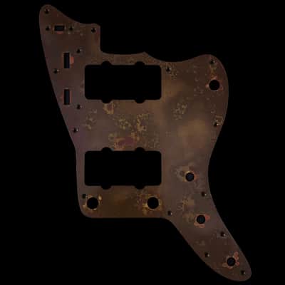 Jazzmaster Pickguard Scratchplate - USA 60s Vintage - Statuary Brass - Made-to-Order image 1