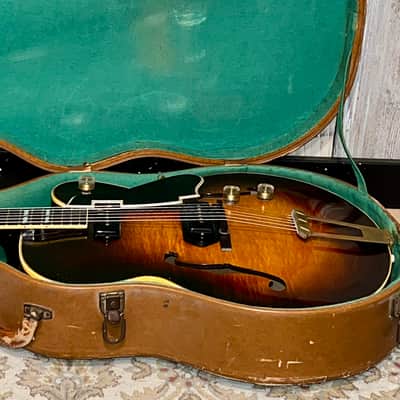 Great 1952 Gibson ES-350 Premier P-90 Archtop Jazz Guitar Sunburst, OHSC image 23