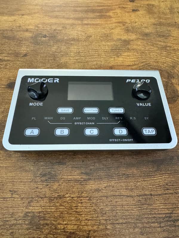 Mooer PE-100 Guitar Multi-Effects 2010s - Black/Silver image 1