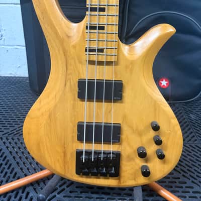 Schecter Riot-4 Session 4-String Active Bass 2010s - Aged Natural Satin image 1