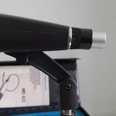 Sennheiser MD 421-U Cardioid Dynamic Microphone 1960s - 1990s - Black image 7