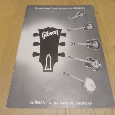 Vintage 1950 Gibson Acoustic Guitar Catalog! Rare, Original Case Candy, Paperwork! image 1