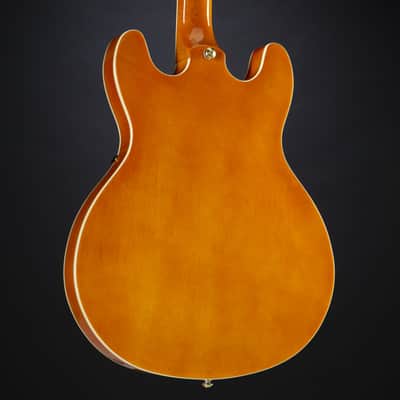 J & D SH 40 TA Transparent Amber  - Semi Acoustic Guitar image 7