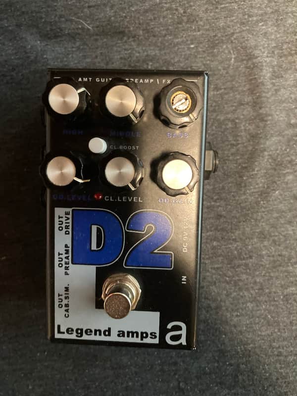 AMT Electronics Legend Amp II D2 Distortion 2010s - Black image 1