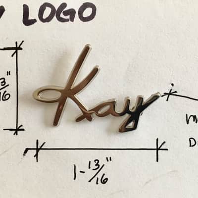 KAY GUITAR HEADSTOCK LOGO image 2