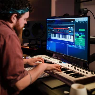 Arturia KeyLab Essential Mk3 49-Key MIDI Controller – White image 5