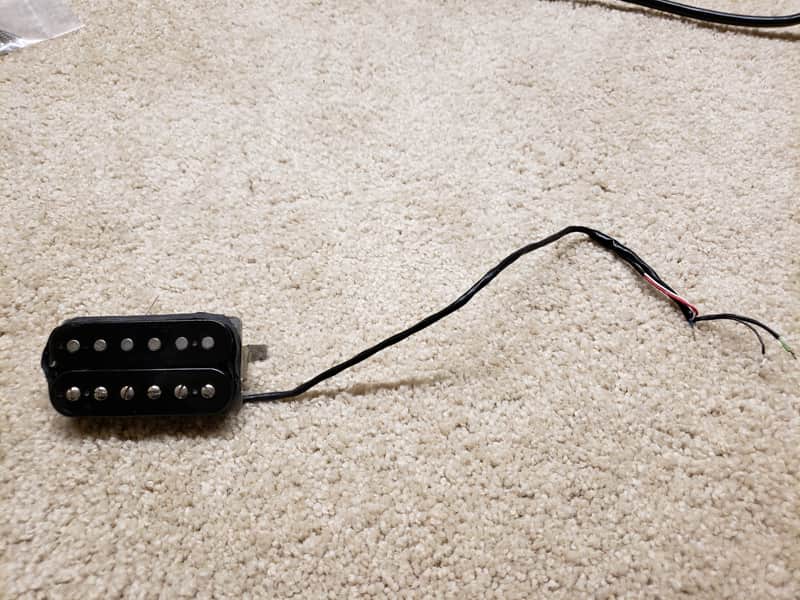 Seymour Duncan SH-4 JB Model Humbucker Black 1980s JB-L With Ceramic Magnet Swap image 1