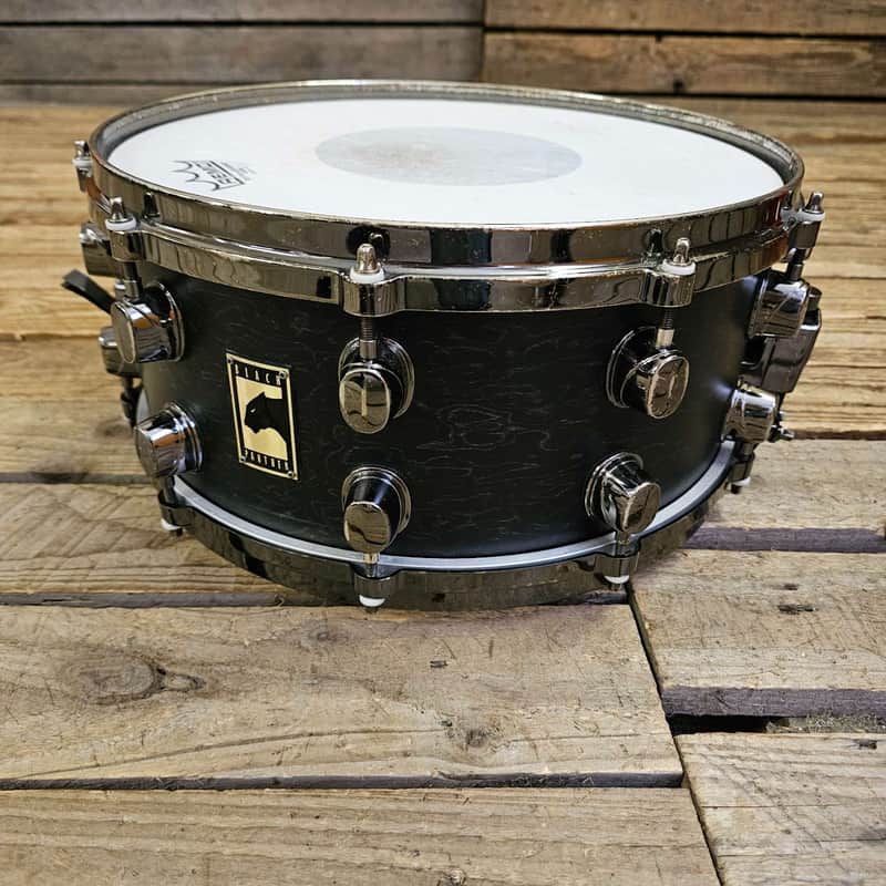 Mapex Black Panther 14" Black Birdseye Maple Snare Drum USED! RKBES010726 image 1