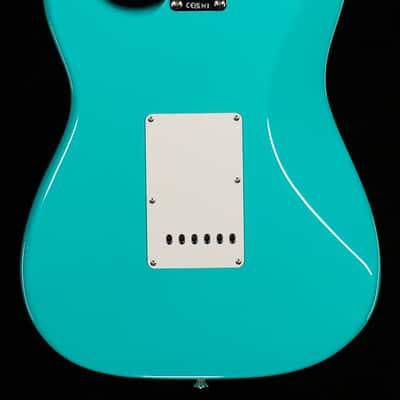 Fender American Vintage II 1957 Stratocaster Maple Fingerboard Sea Foam Green (738) image 4