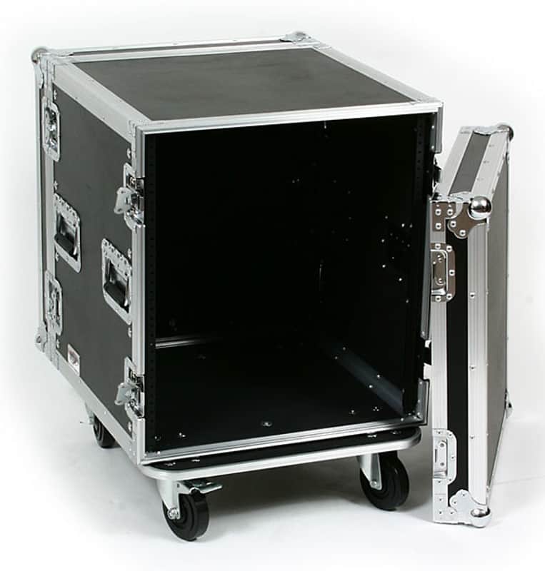 OSP 12-Space ATA 12U Deep Amp Rack Flight Road Tour Case - RC12U-20 image 1