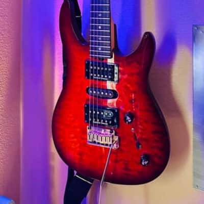 ‘05 Brian Moore | iM-2000 | Quilted Tobacco Burst | Korea image 3