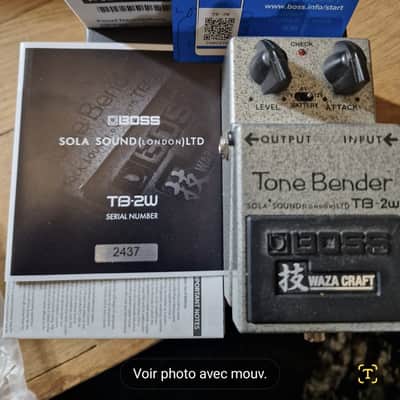 Boss TB-2W Tone Bender Waza Craft 2021 - Present - Silver image 4