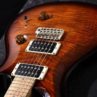 Paul Reed Smith (PRS) 2015 30th Anniversary Custom 24 Artist Package Black Gold Burst Pattern Thin Neck [223425] (09/07) image 4