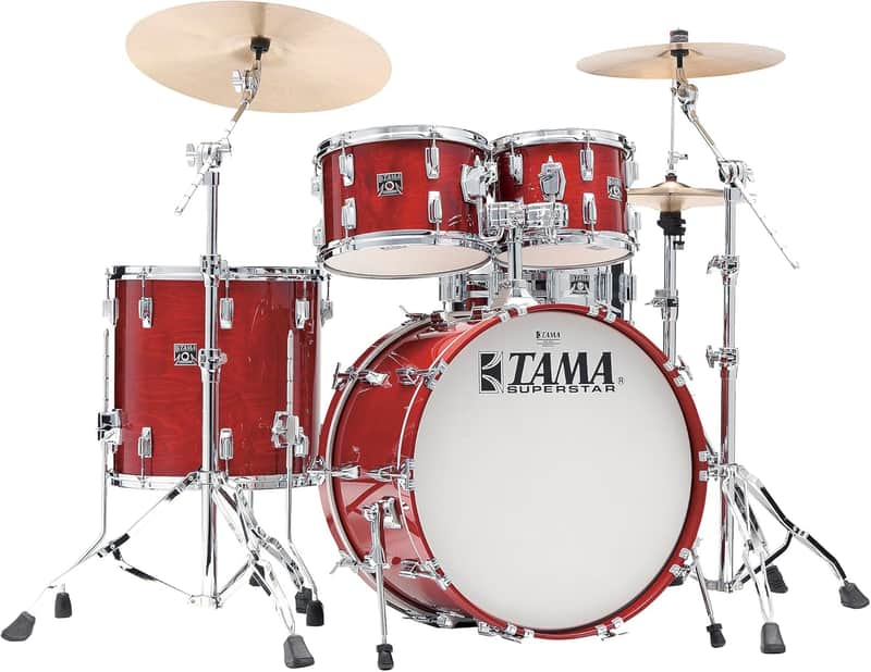 Tama 50th Limited Superstar Reissue 4-piece Shell Pack - Cherry Wine image 1