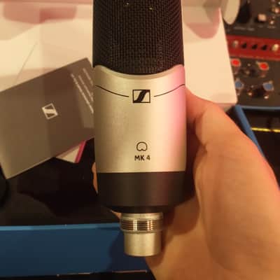 Sennheiser MK4 Cardioid Condenser Pair - Silver / Black Bild 2