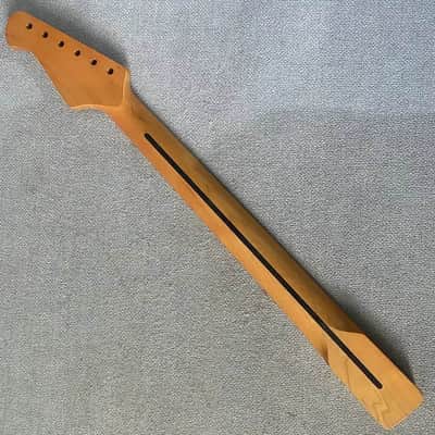 Harley Benton Strat style Maple Guitar Neck, 21 Frets Fingerboard image 8