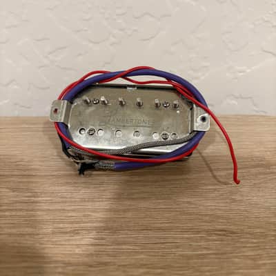 Lambertones "The Crema" Humbucker 2 Wire Set-Raw Nickel image 3