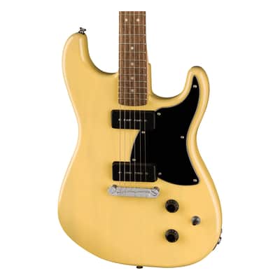 Squier Paranormal Strat-O-Sonic Electric Guitar - Vintage Blonde image 1