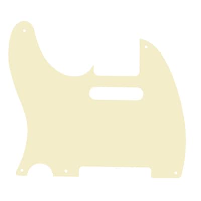 Vintage 5-Hole Tele Pickguard 1 Ply Electric Guitar Pickguard Scratch Plate for USA/Mexican Vintage Style Fender Tele Telecaster JT/HB-18 Cream image 4