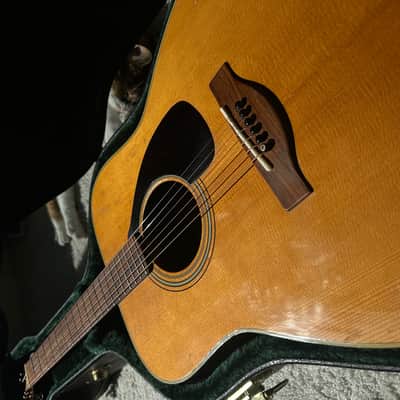 Yamaha FG-180 Jumbo Dreadnought - Nippon Gakki Red Label Japan - Freshly Serviced - Neck Reset / Nut / Saddle - Relic image 10